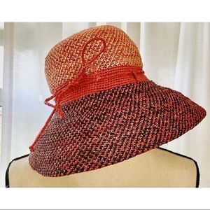 Women’s Rattan Bucket Wide Brim Hat Made in Madagascar Summer Straw